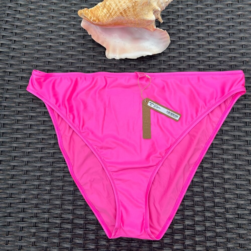 Ladies SKIMS Shine Mid Waist Bikini Bottom Taffy Size 4XL